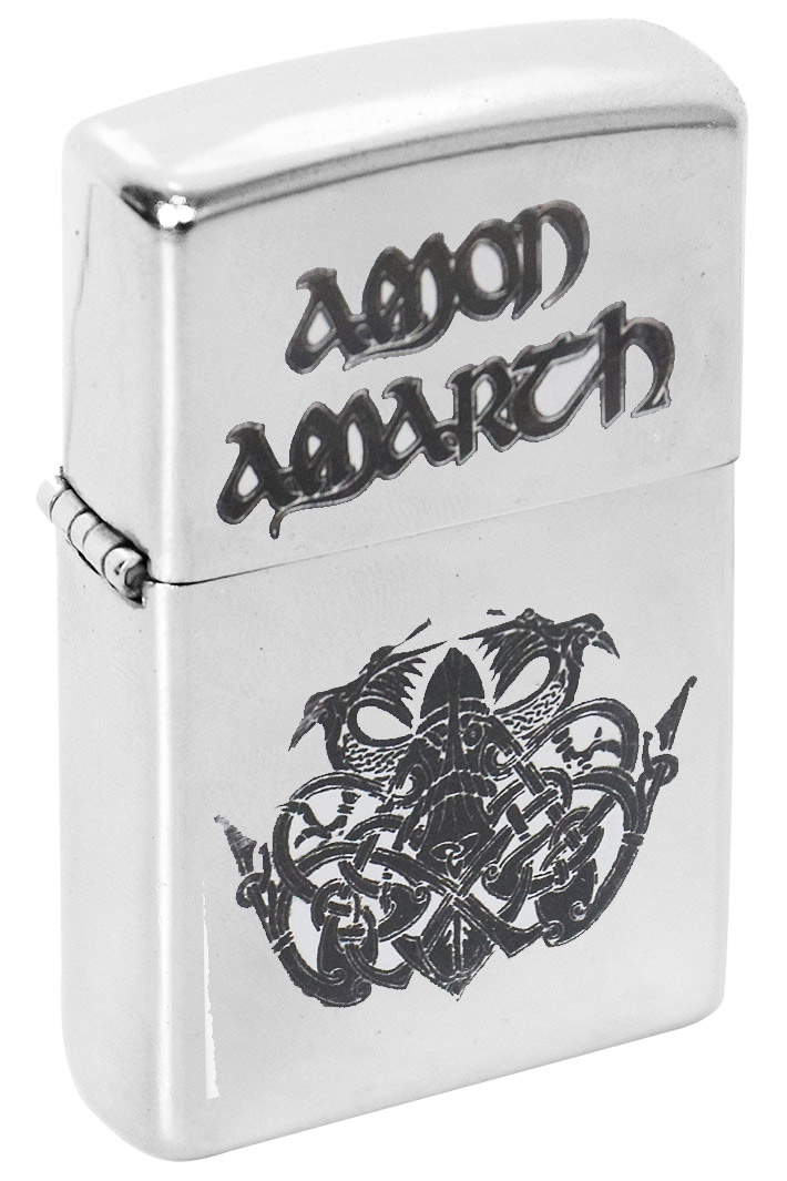 Зажигалка с гравировкой Amon Amarth - фото 1 - rockbunker.ru