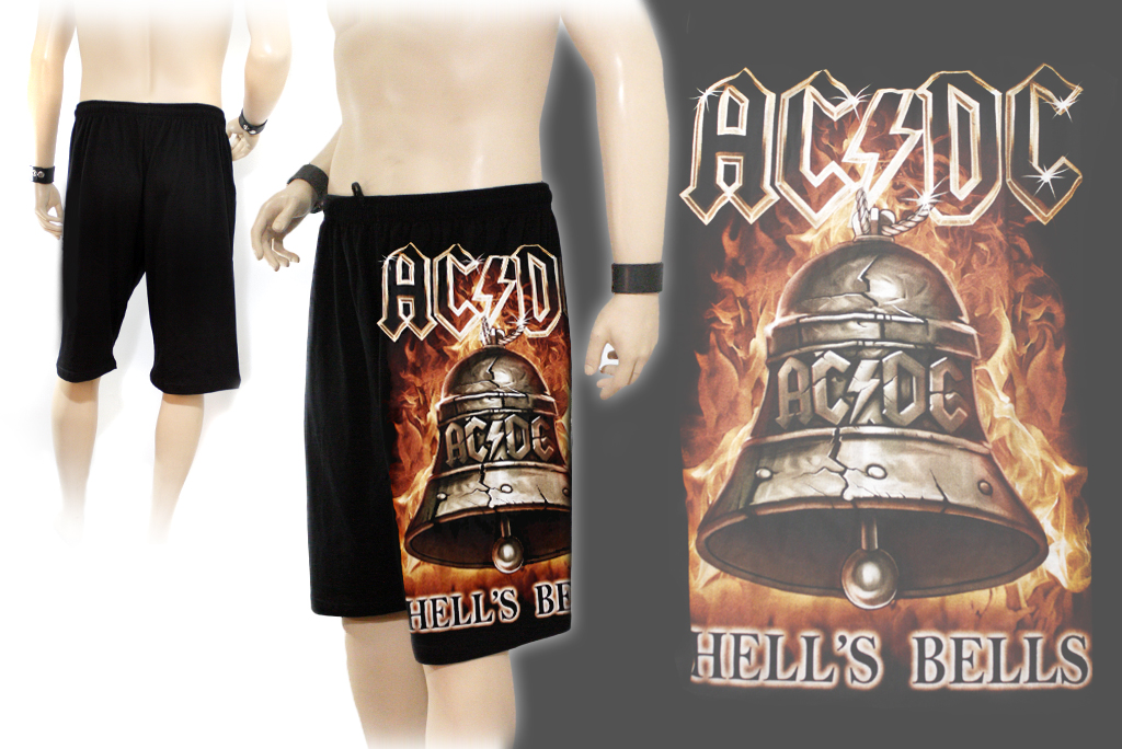Шорты AC DC Hells Bells - фото 2 - rockbunker.ru