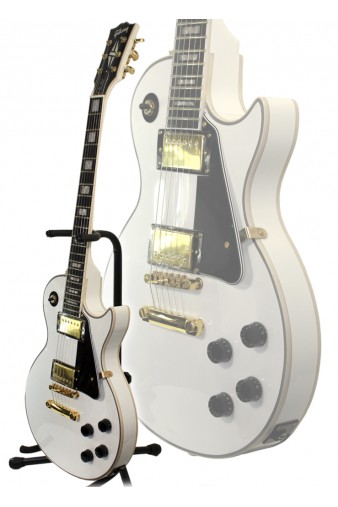 Электрогитара Gibson Les Paul Custom белая - фото 1 - rockbunker.ru