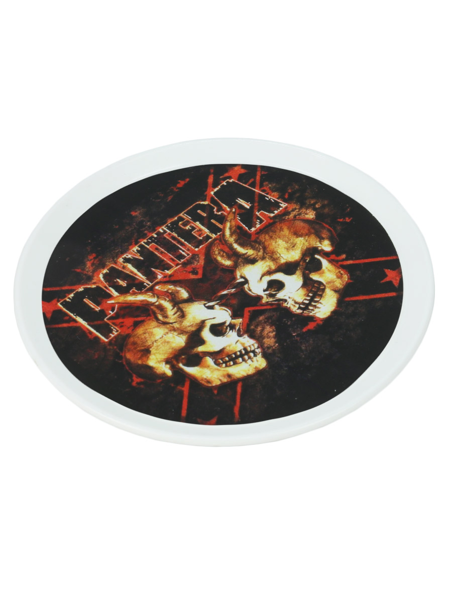 Магнит фигурный тарелка Pantera - фото 1 - rockbunker.ru