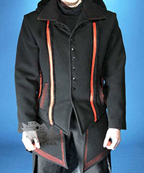Куртка Black Assassin с капюшоном - фото 2 - rockbunker.ru