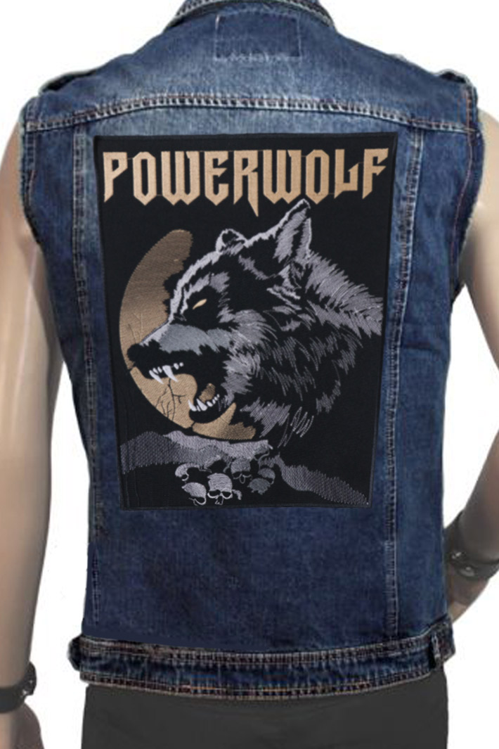 Нашивка с вышивкой Powerwolf - фото 2 - rockbunker.ru