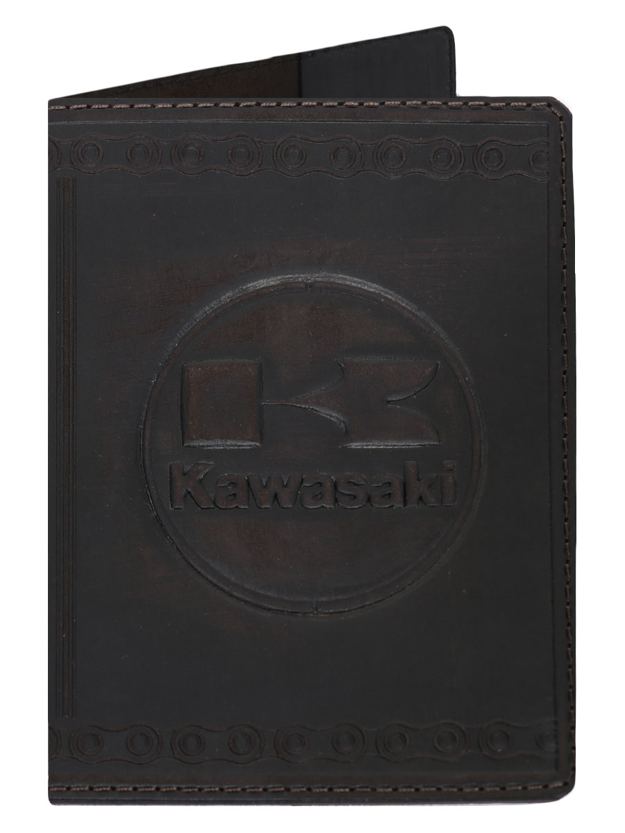 Обложка на паспорт Kawasaki - фото 1 - rockbunker.ru