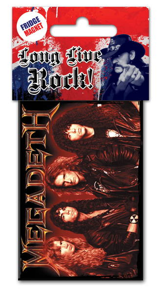 Магнит RockMerch Megadeth - фото 2 - rockbunker.ru