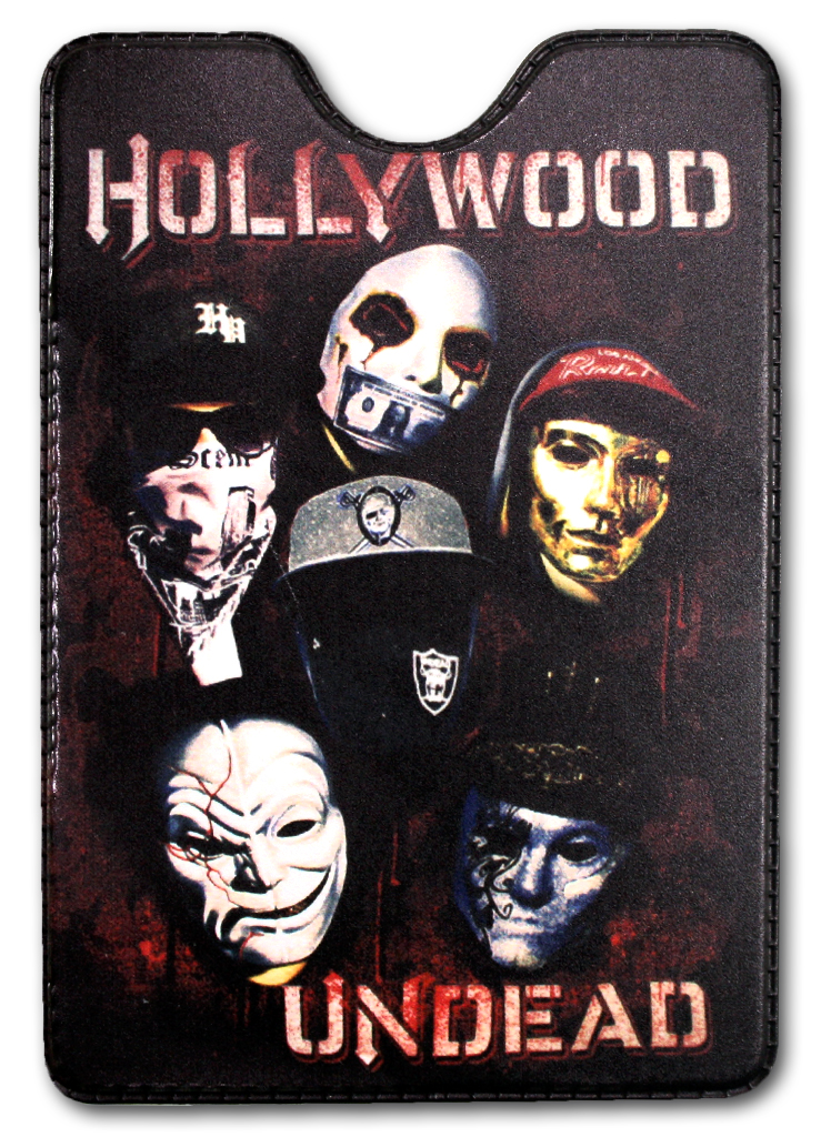 Обложка для проездного RockMerch Hollywood Undead - фото 1 - rockbunker.ru