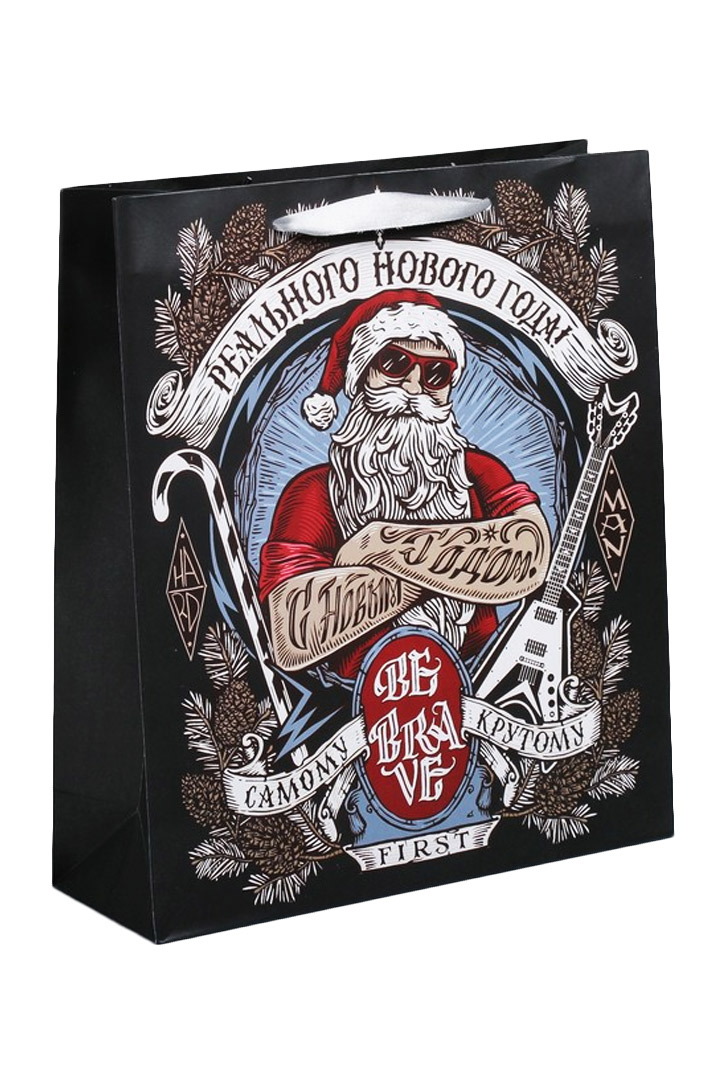 Пакет подарочный Реального Нового Года - фото 1 - rockbunker.ru