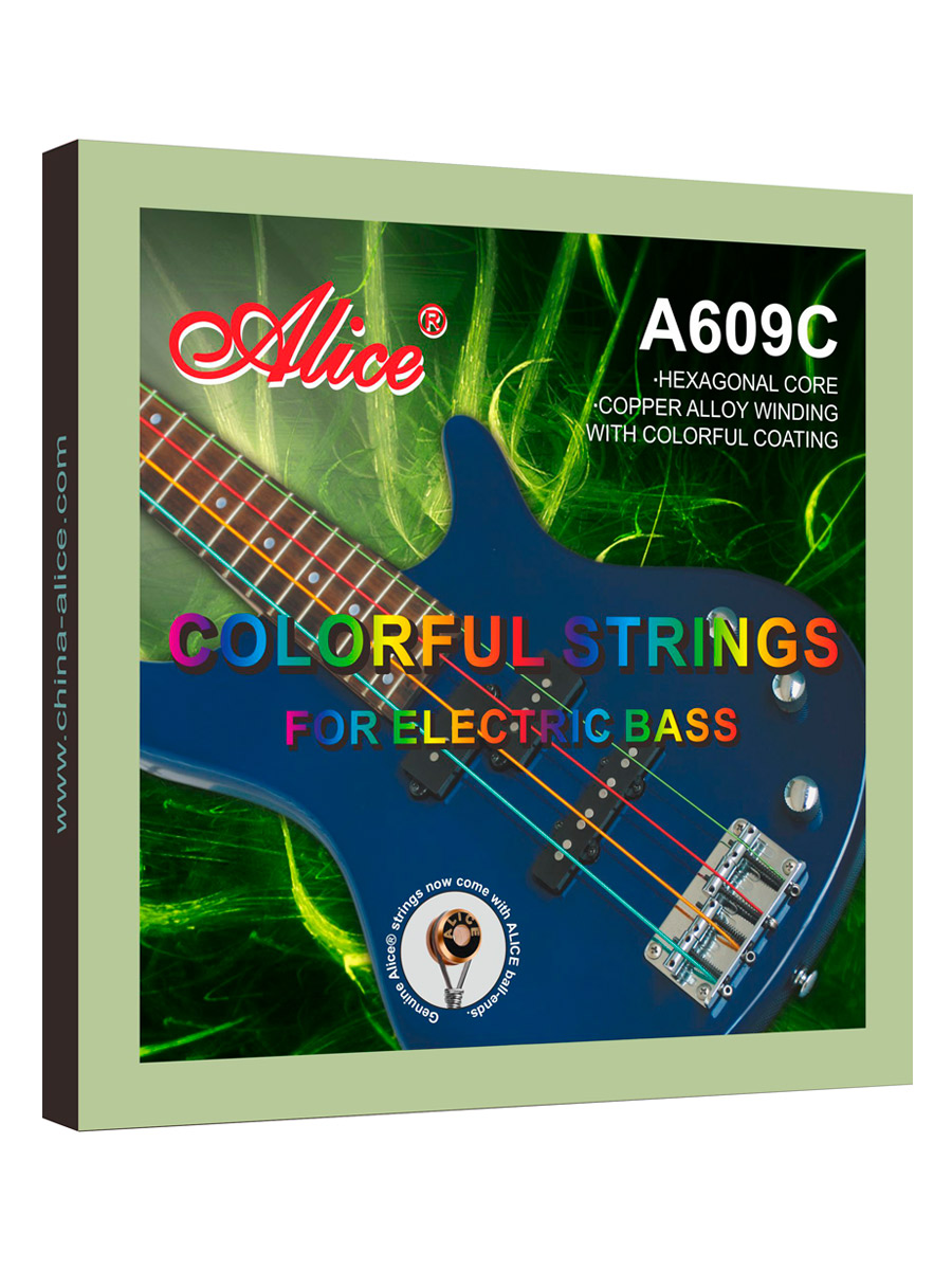 Комплект струн для бас-гитары Alice A609 C-L - фото 1 - rockbunker.ru