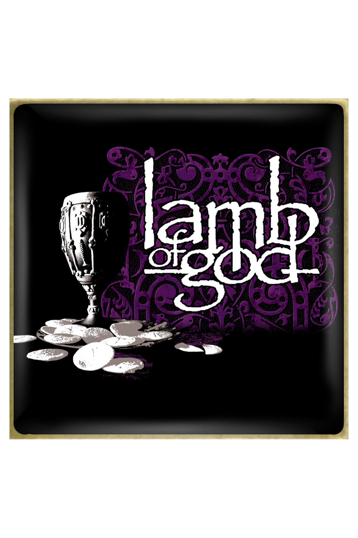 Значок RockMerch Lamb of God - фото 1 - rockbunker.ru