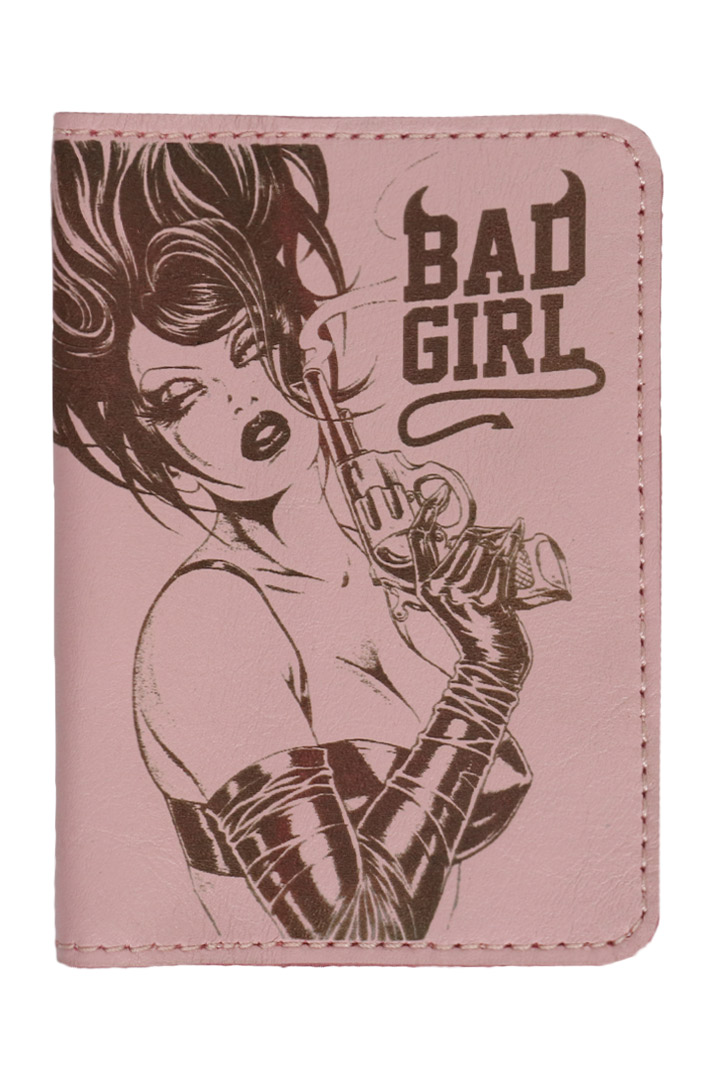 Обложка на паспорт Bad Girl - фото 1 - rockbunker.ru