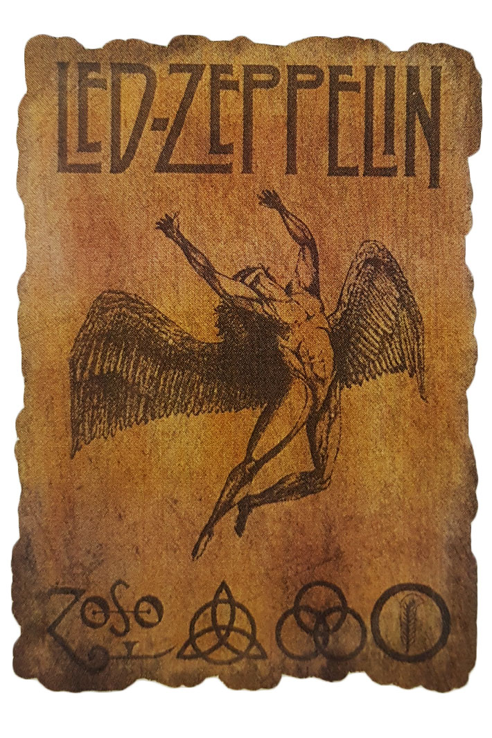 Наклейка-стикер Led Zeppelin - фото 1 - rockbunker.ru