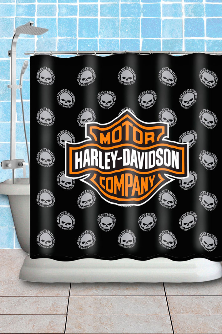Шторы Harley Davidson - фото 1 - rockbunker.ru