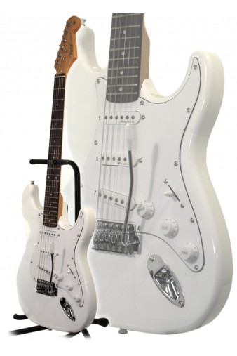 Электрогитара Fender Stratocaster белая - фото 1 - rockbunker.ru