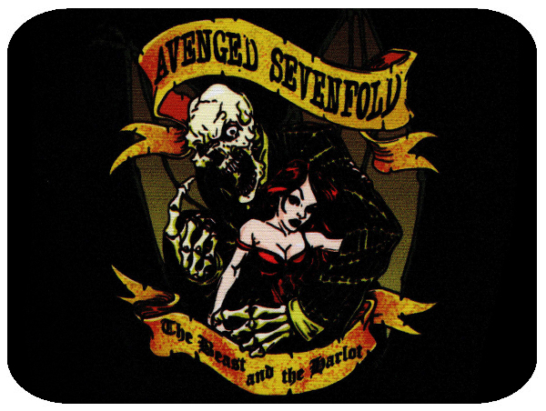 Коврик для мыши Avenged Sevenfold The Beast and the Harlot - фото 1 - rockbunker.ru