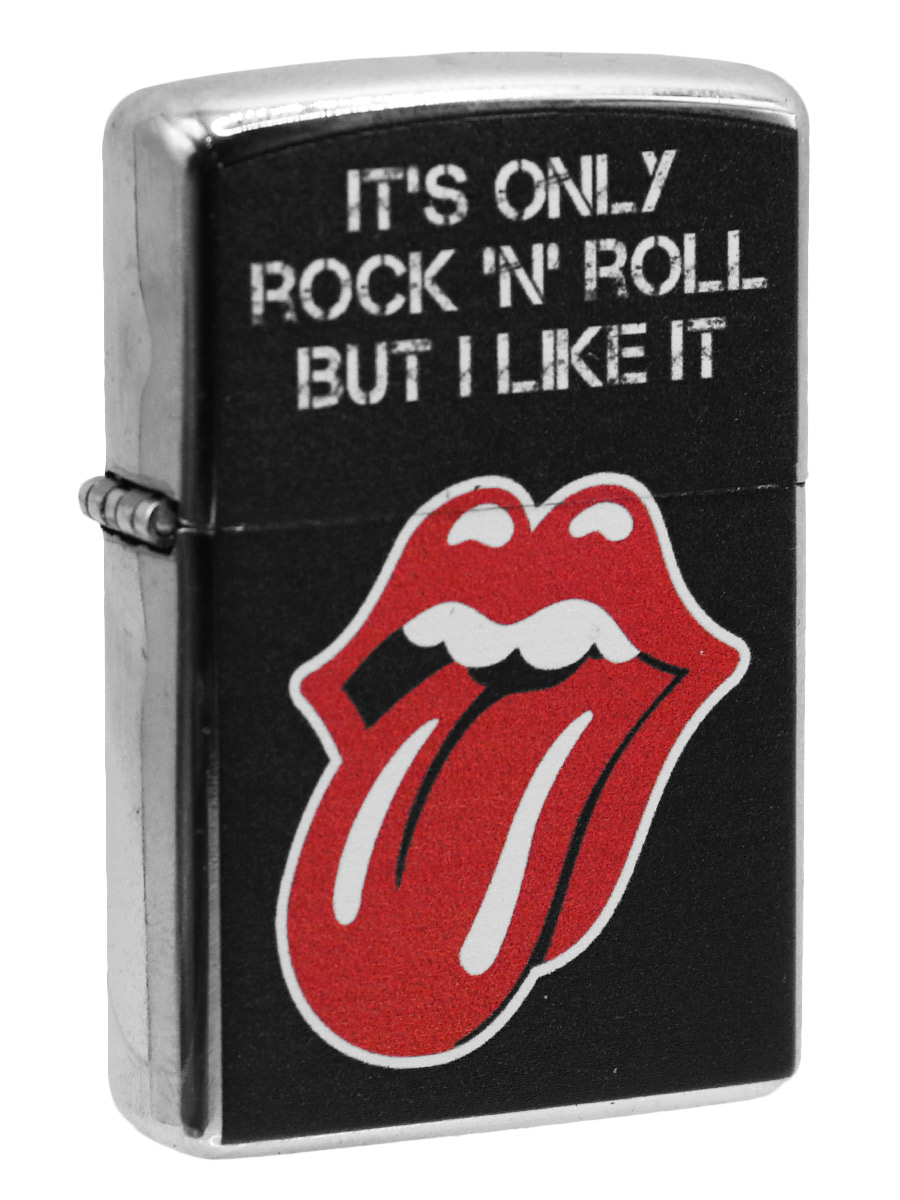 Зажигалка RockMerch с принтом Rolling Stones - фото 1 - rockbunker.ru