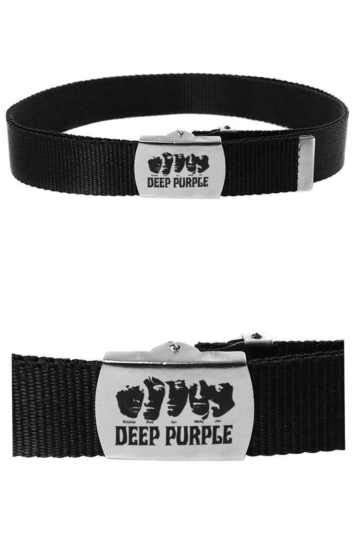Ремень на зажиме Deep Purple - фото 1 - rockbunker.ru