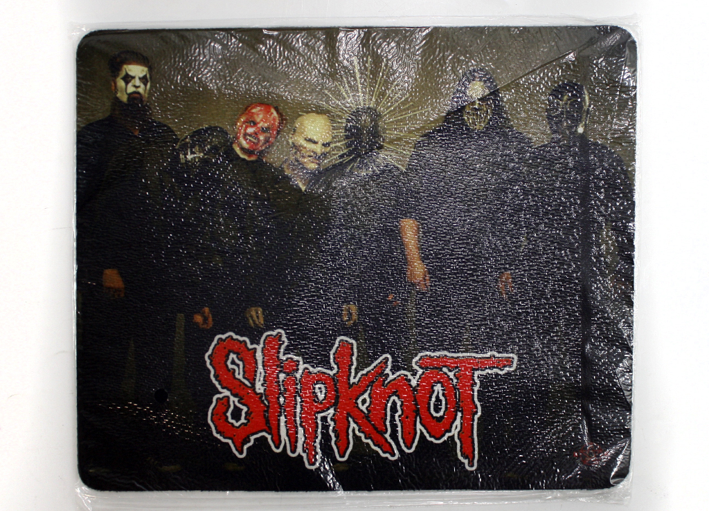 Коврик для мыши RockMerch Slipknot группа - фото 2 - rockbunker.ru
