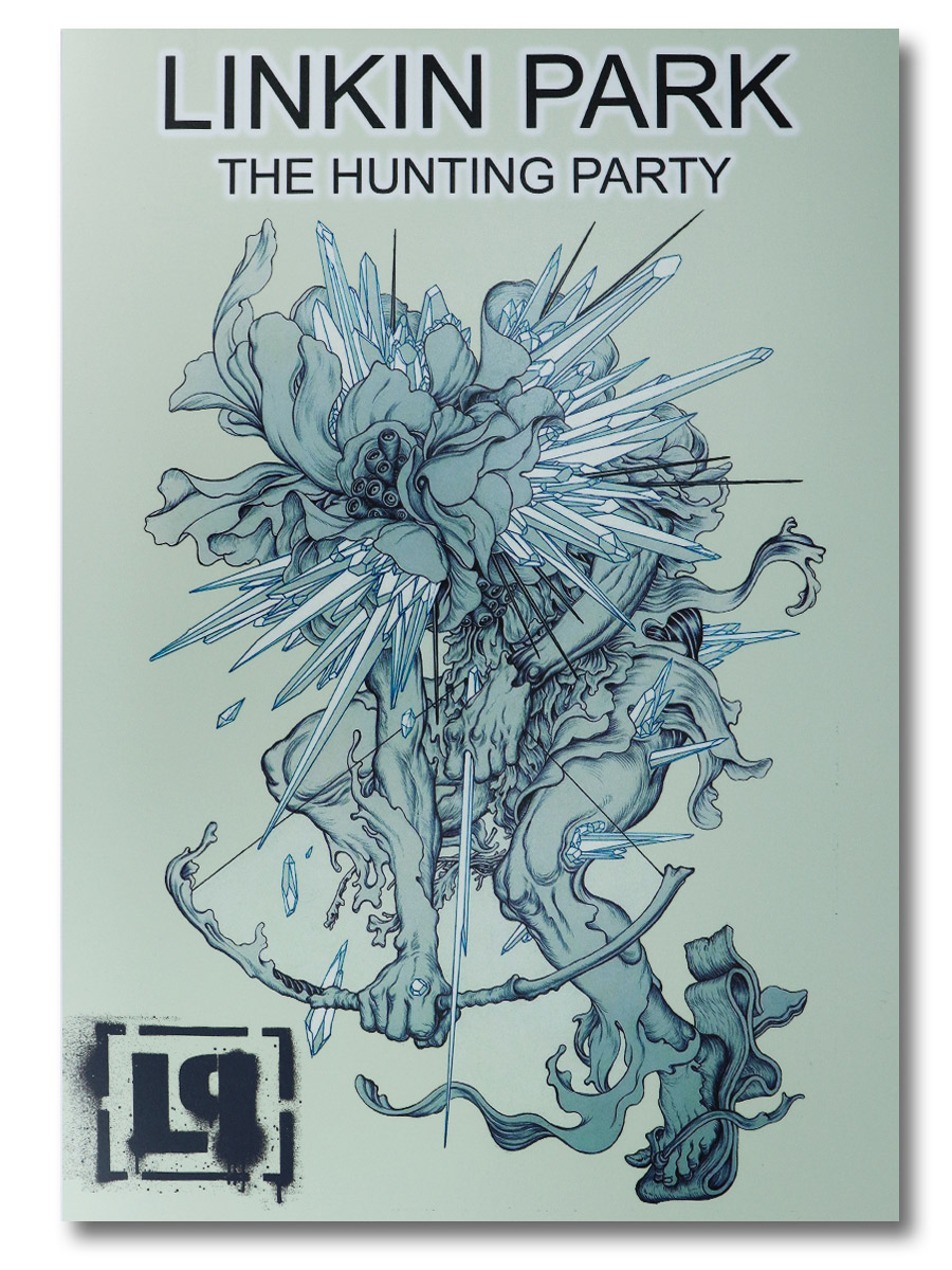 Плакат пластиковый Linkin Park Hunting Party - фото 1 - rockbunker.ru
