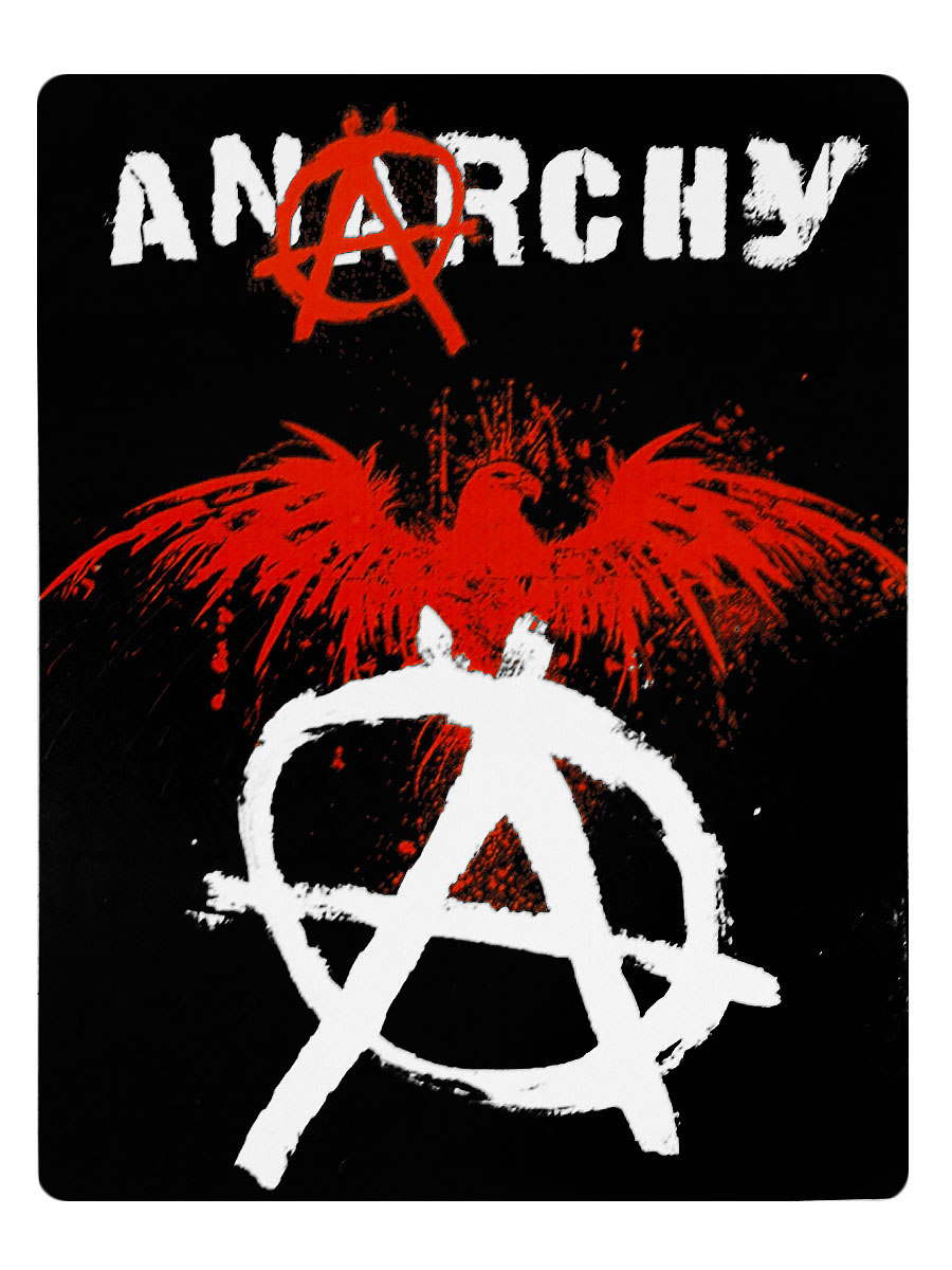 Наклейка-стикер Rock Merch Anarchy - фото 1 - rockbunker.ru