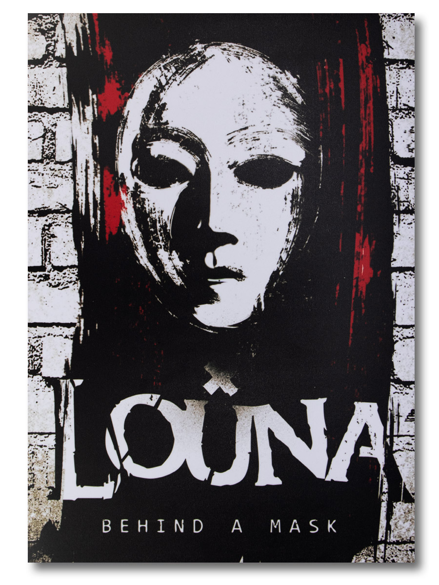 Плакат пластиковый Louna Behind a Mask - фото 1 - rockbunker.ru