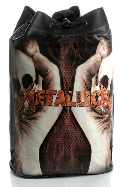 Торба Metallica из кожзаменителя - фото 1 - rockbunker.ru