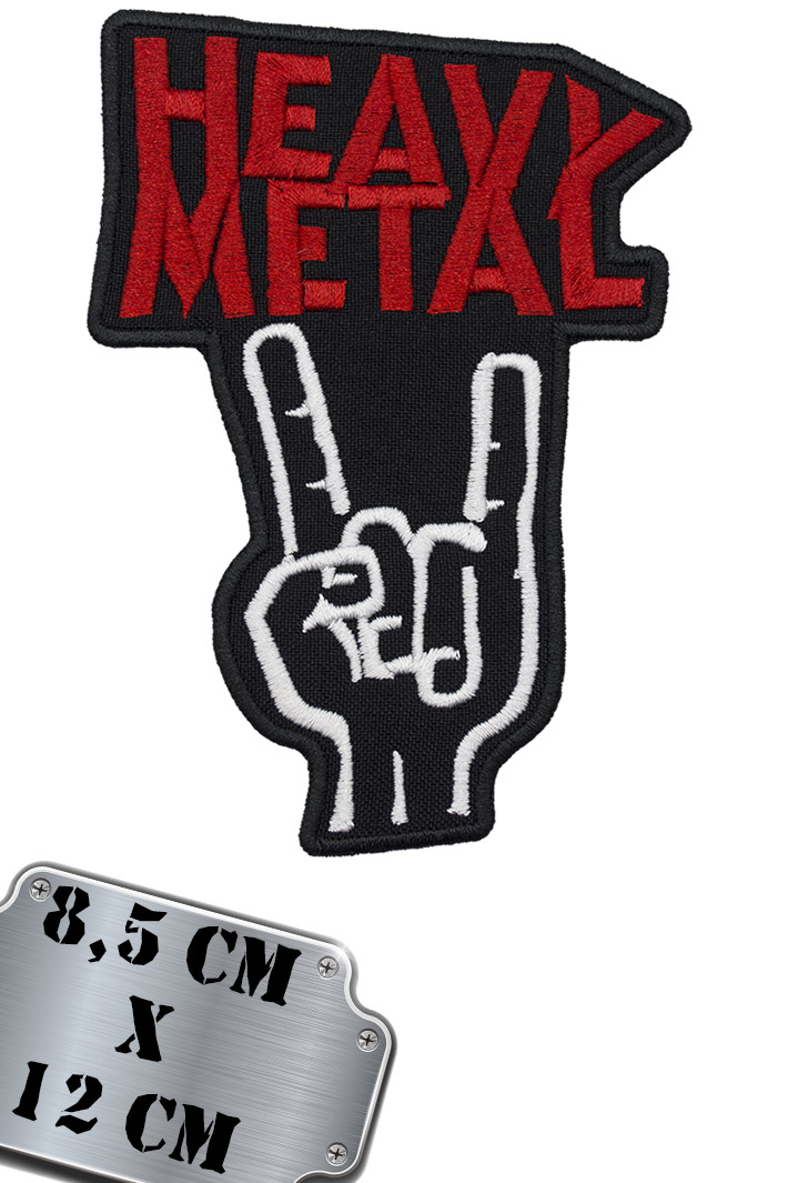 Нашивка Heavy Metal - фото 2 - rockbunker.ru