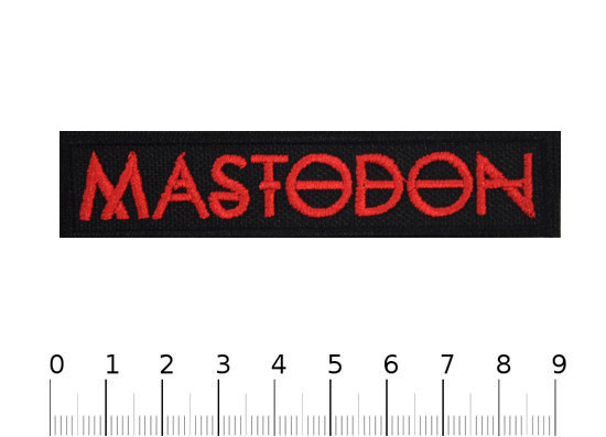 Нашивка RockMerch Mastodon - фото 1 - rockbunker.ru