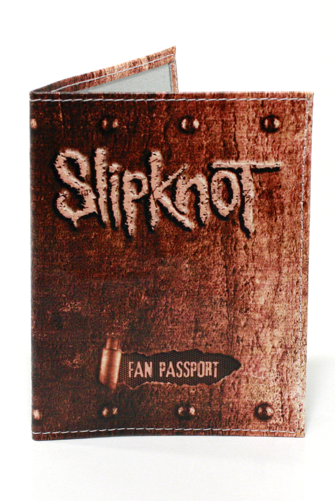 Обложка на паспорт RockMerch Slipknot - фото 1 - rockbunker.ru