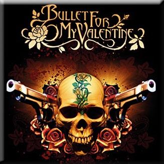 Магнит RockMerch Bullet for my Valentine - фото 1 - rockbunker.ru