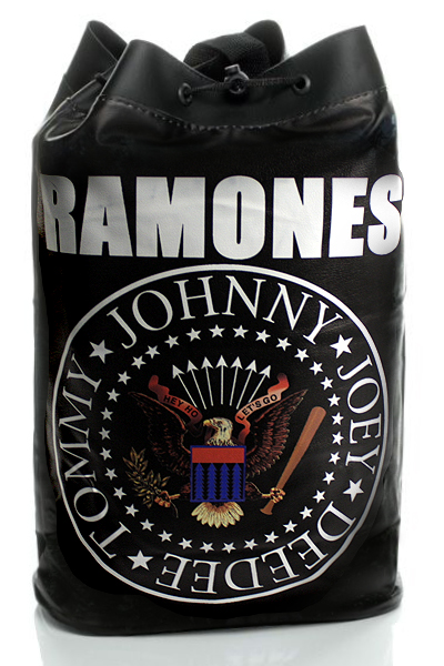 Торба Ramones из кожзаменителя - фото 1 - rockbunker.ru