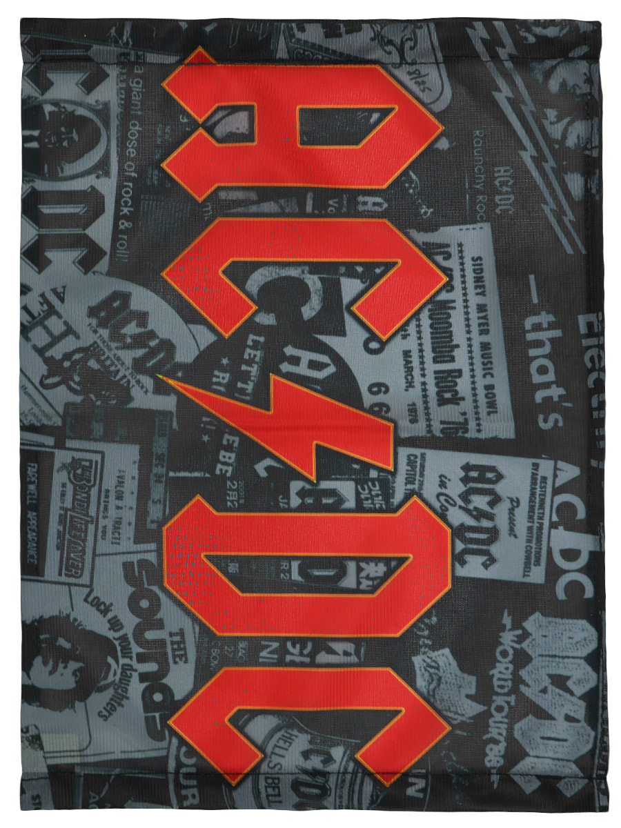 Флаг автомобильный AC DC - фото 1 - rockbunker.ru