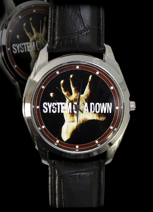 Часы RockMerch System of a Down наручные - фото 1 - rockbunker.ru