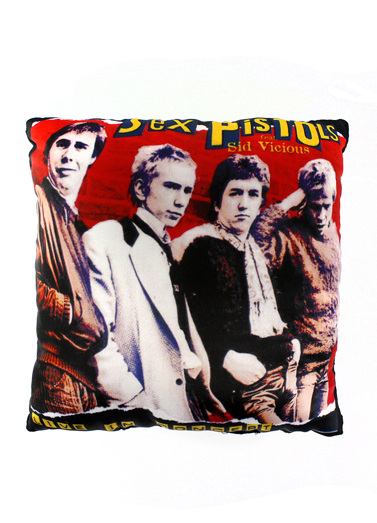 Подушка Sex Pistols - фото 1 - rockbunker.ru