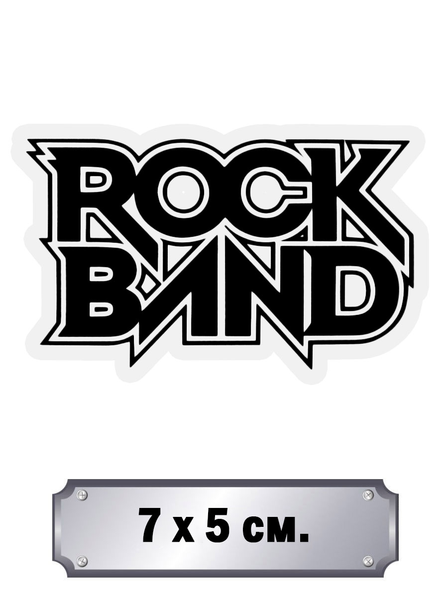 Стикер Rock Band - фото 1 - rockbunker.ru
