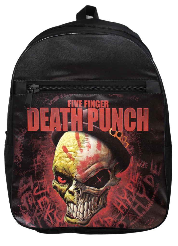 Рюкзак 5 Finger Death Punch из кожзаменителя - фото 1 - rockbunker.ru