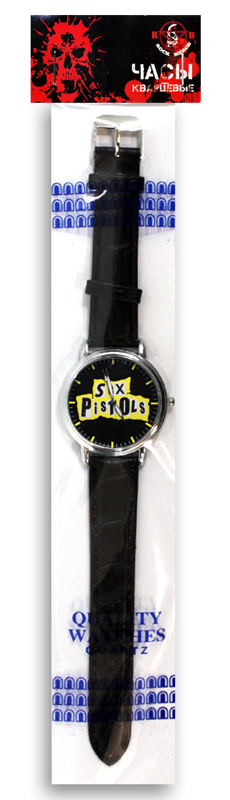 Часы RockMerch Sex Pistols наручные - фото 3 - rockbunker.ru