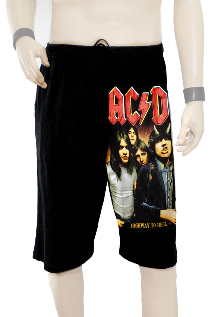 Шорты AC DC Highway to Hell - фото 1 - rockbunker.ru