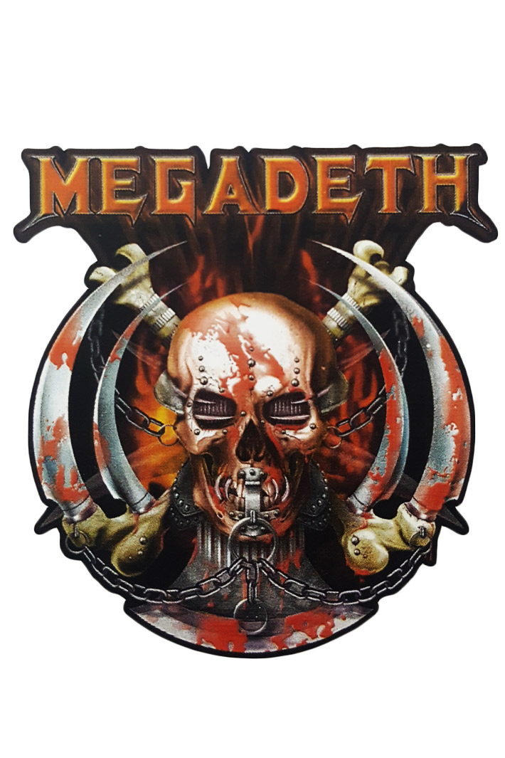 Наклейка-стикер Megadeth - фото 1 - rockbunker.ru
