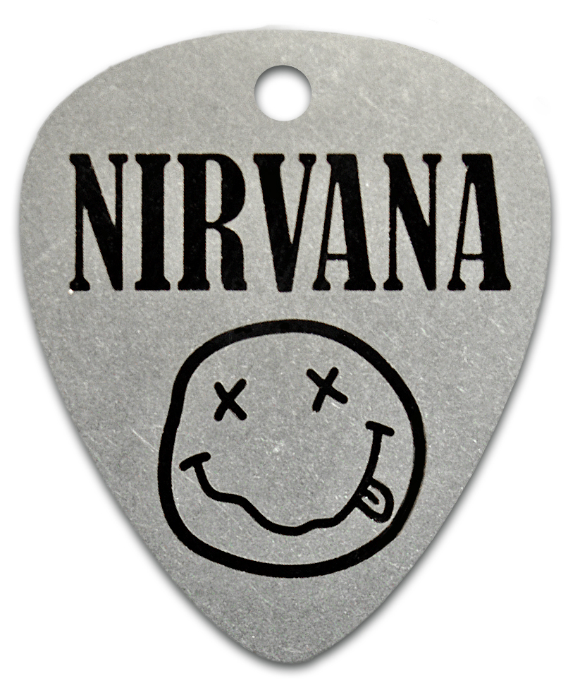 Кулон медиатор Nirvana - фото 1 - rockbunker.ru