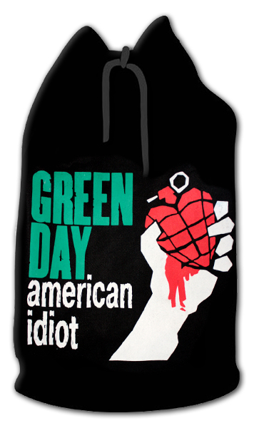 Торба Green Day American Idiot текстильная - фото 1 - rockbunker.ru