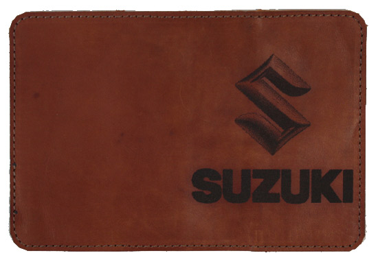 Обложка на паспорт Suzuki кожаная - фото 1 - rockbunker.ru
