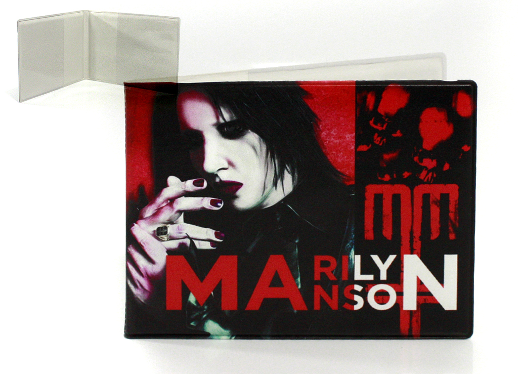 Обложка RockMerch Marilyn Manson для студенческого билета - фото 1 - rockbunker.ru