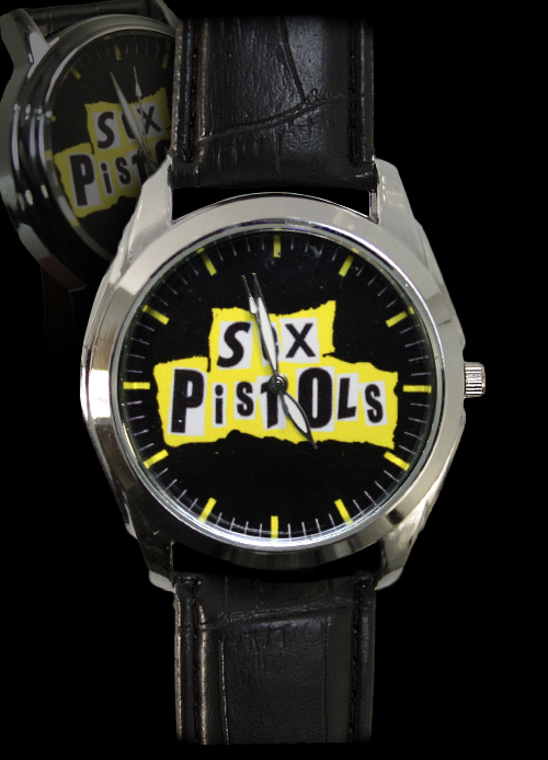 Часы RockMerch Sex Pistols наручные - фото 1 - rockbunker.ru