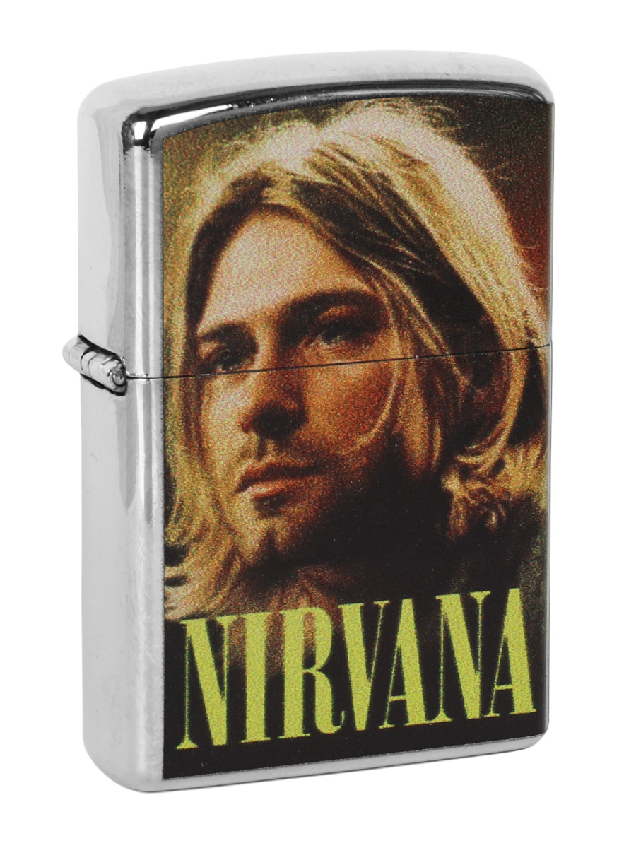 Зажигалка RockMerch с принтом Nirvana - фото 1 - rockbunker.ru
