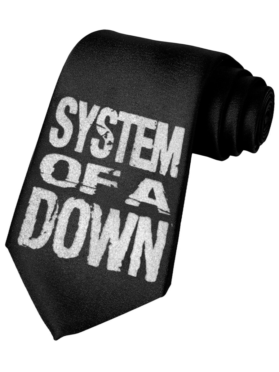 Галстук System Of A Down - фото 1 - rockbunker.ru