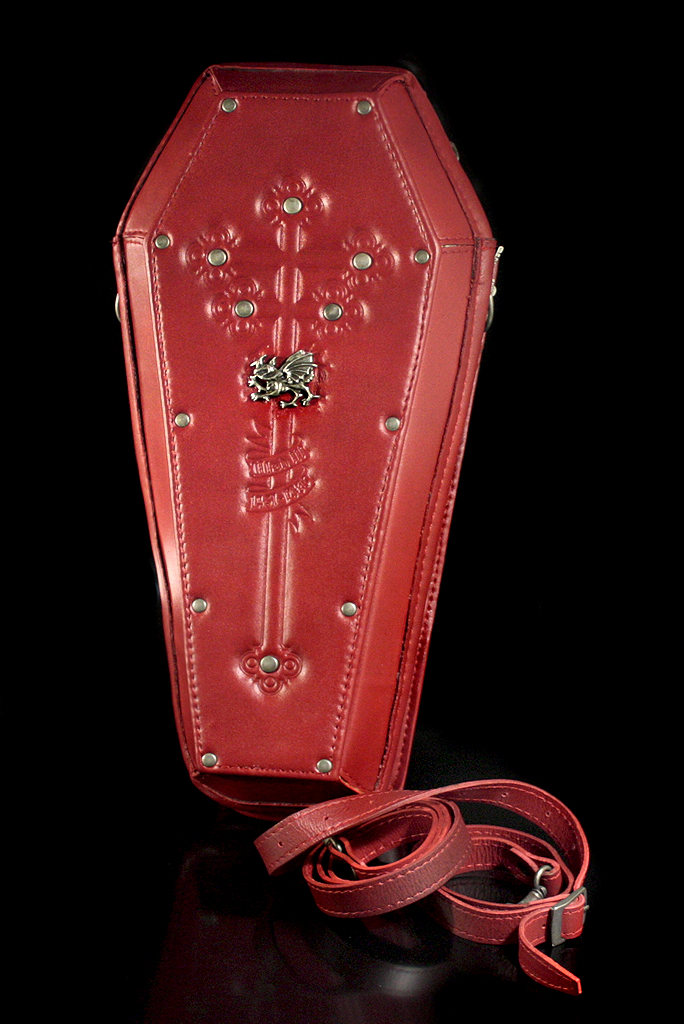 Кожаная сумка-гроб Alchemy Gothic LG59 The Prince of Wallachias Coffin Handbag - фото 1 - rockbunker.ru