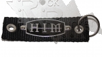 Брелок HIM текстильный с металлическим жетоном - фото 1 - rockbunker.ru