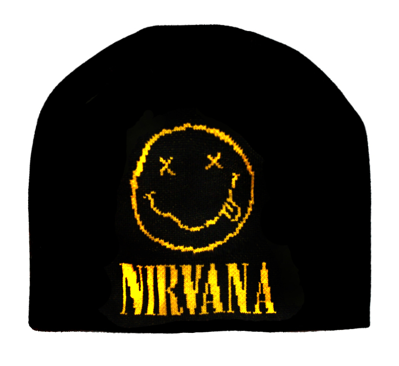 Шапка Nirvana Smile - фото 1 - rockbunker.ru