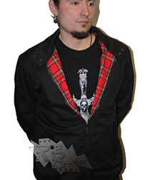 Куртка Hacker Харрингтон с подкладкой в клетку - фото 2 - rockbunker.ru