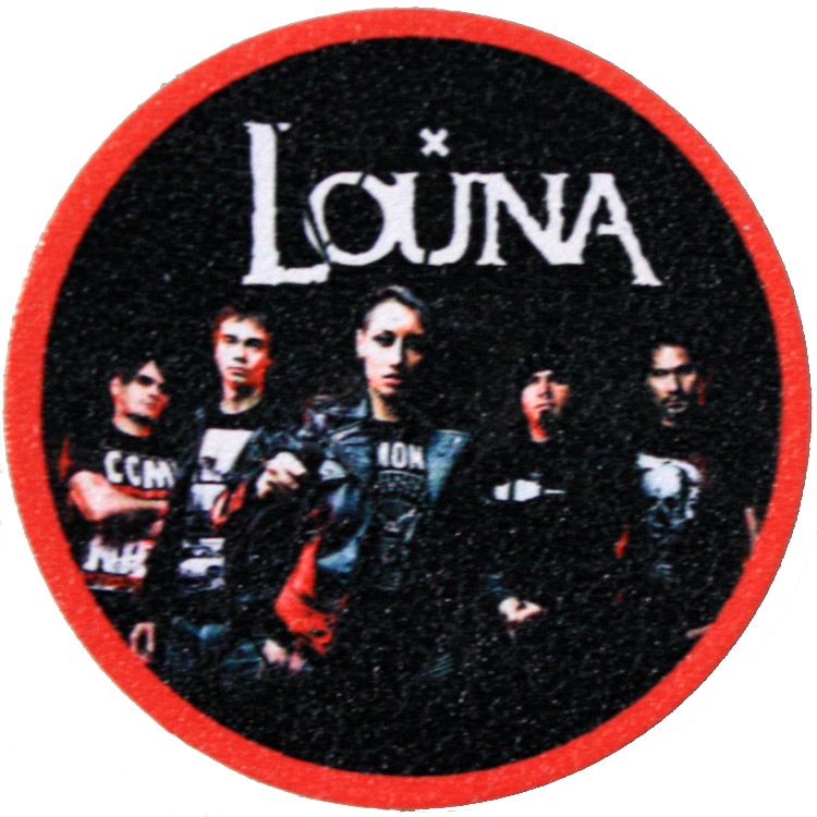 Кожаная нашивка Louna группа - фото 1 - rockbunker.ru