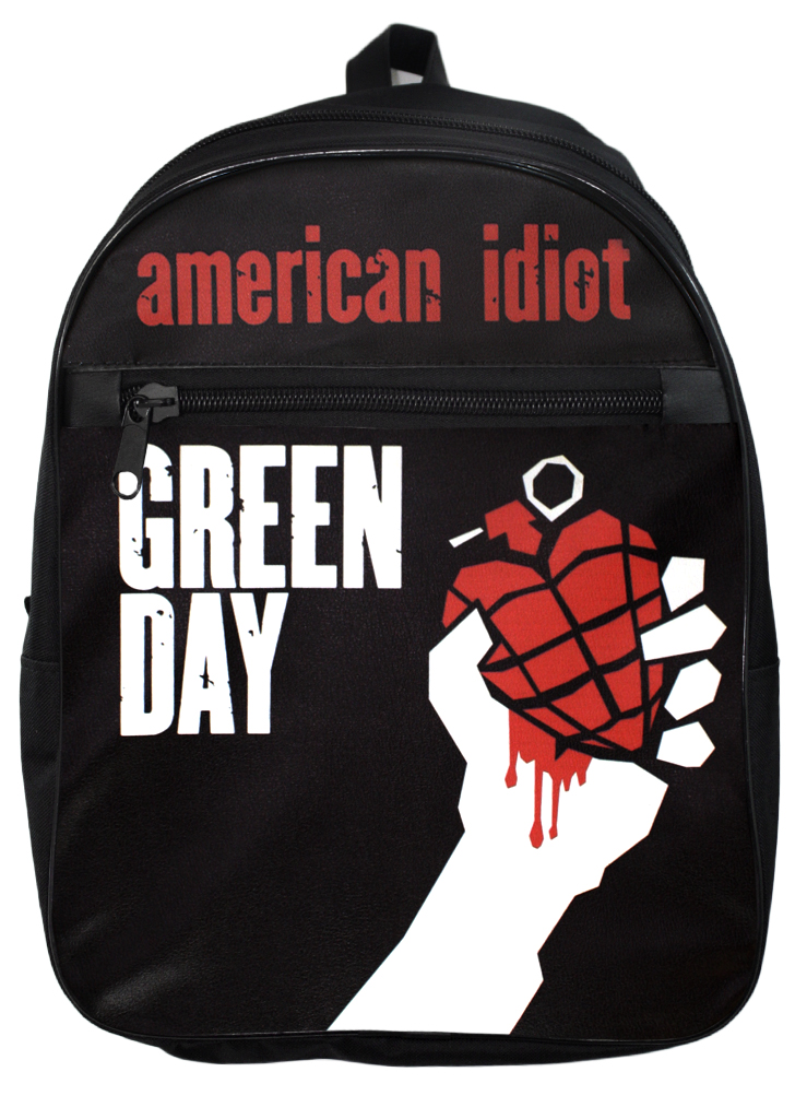 Рюкзак Green Day American Idiot - фото 1 - rockbunker.ru